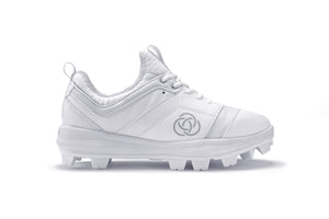 Athalonz GF2 Molded Baseball & Softball Cleats - White