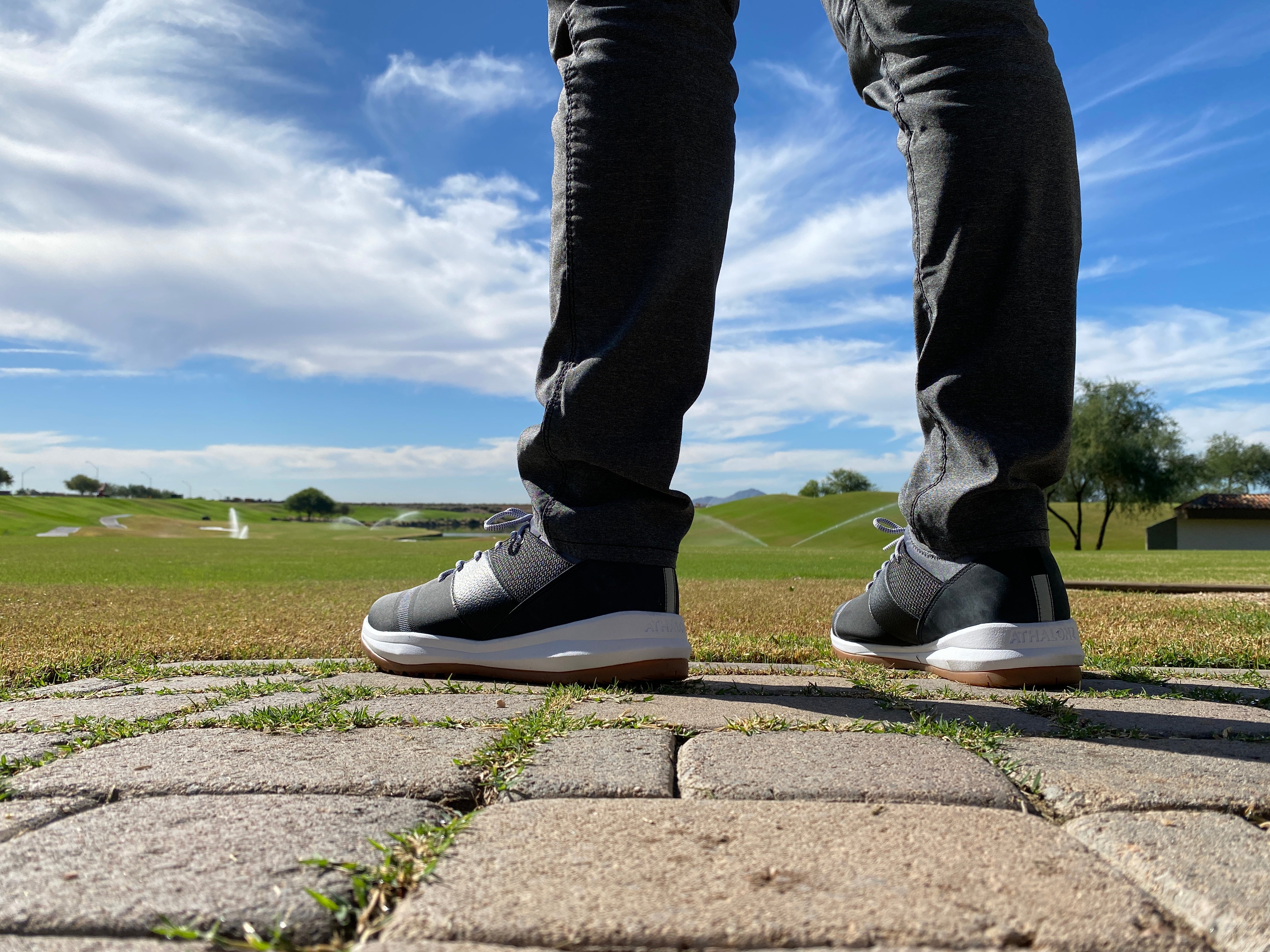 EnVe Golf Shoe Black/Steel Grey - Athalonz